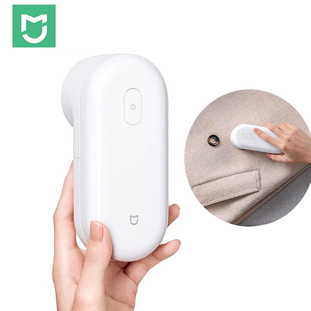 Xiaomi Mijia Fabric Shaver Defuzzer Electric Lint Remover Rechargeable USB Sweater  Shaver - White | Shopee Philippines