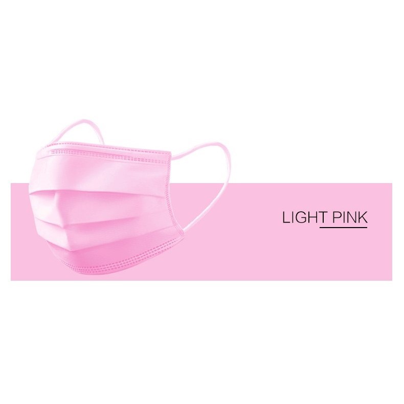 pink disposable face mask pink disposable face mask