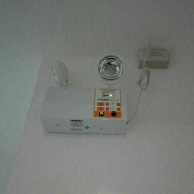 Firefly Emergency Lamp LED Rechargeable Twinhead FEL201L Shopee