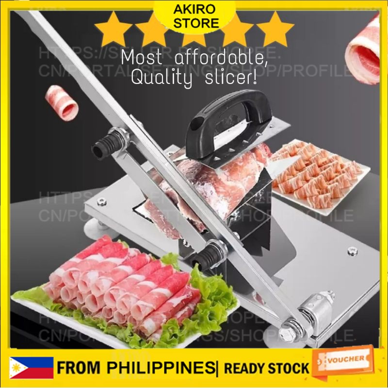 Samgyupsal Meat Slicer Cutter Bacon Slicer Manual Shopee Philippines