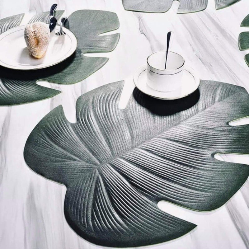 Monstera Table leaf Shape placemat Shopee Philippines