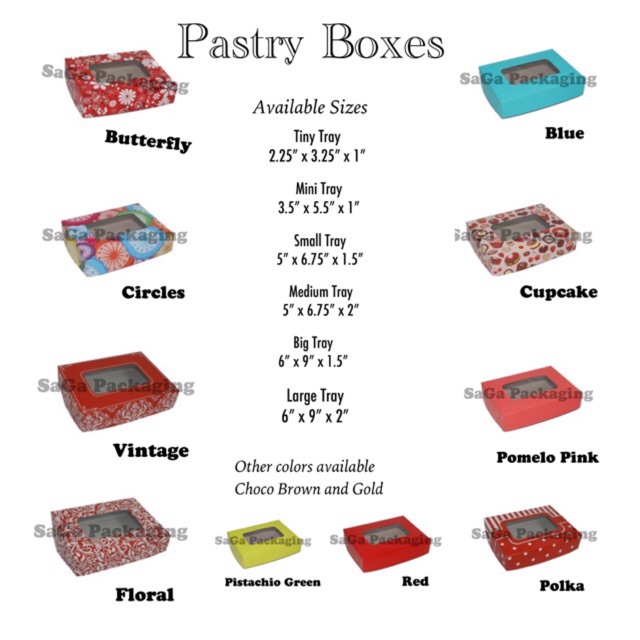 100pcs Pastry Boxes Shopee Philippines