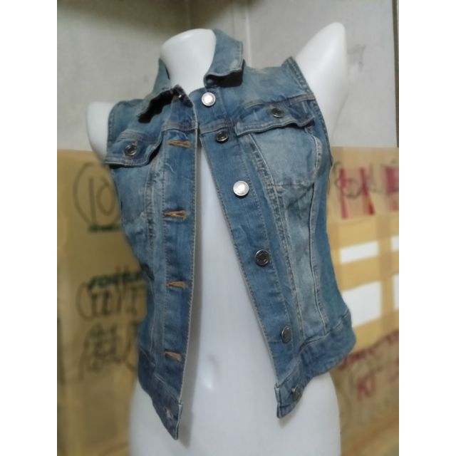 mossimo denim vest