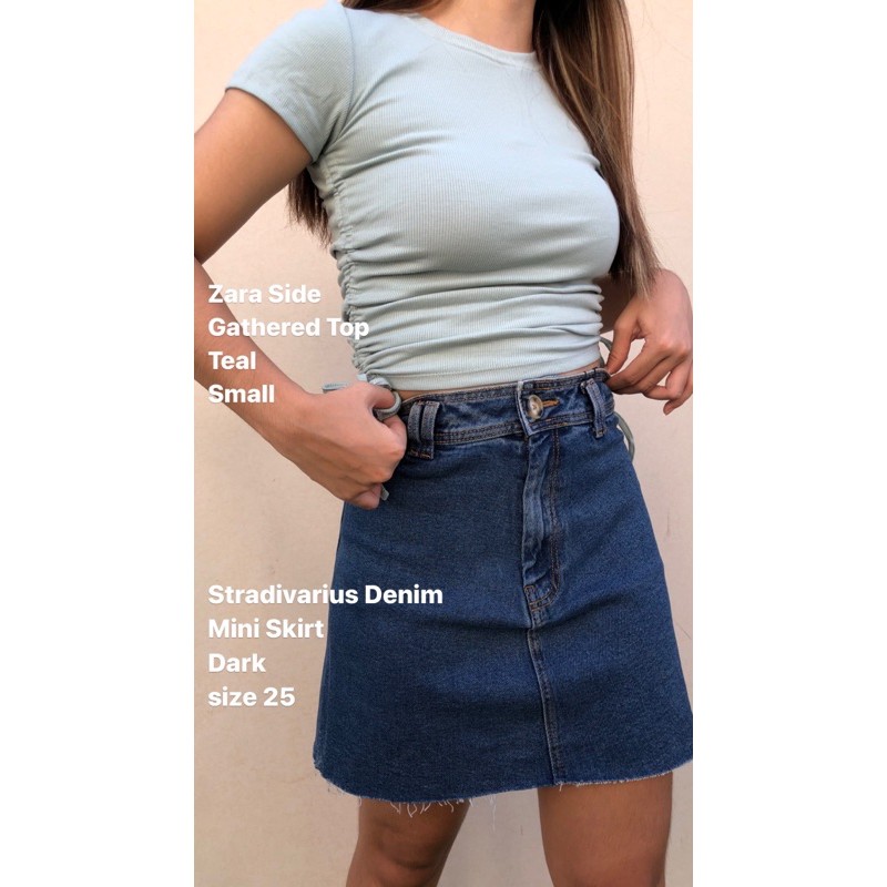 MARINE SERRE 》Denim Mini Skirt デニム スカート ミニスカート