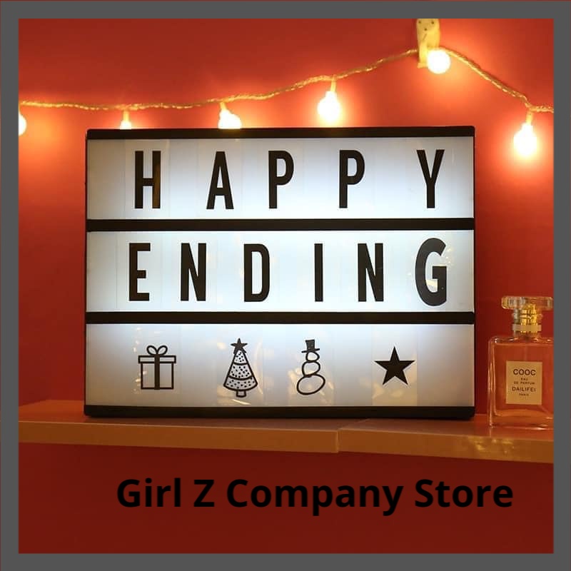 LED MESSAGE BOX LIGHT BOX HOME DECORATIVE LETTER BOX/BOARD Shopee