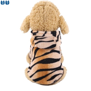 27Pets Pet Dog Costume  Cat Clothes For Pets Dogs Cats Halloween Costume Cosplay Tiger Warm Two Leg Coat gatos mascotas Drop Shipping #6