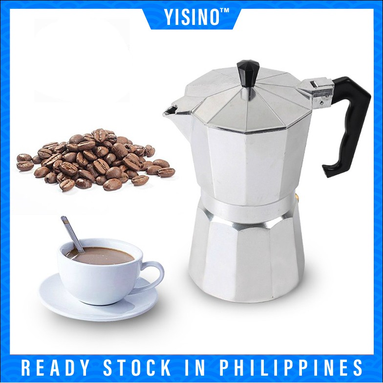 Italian Top Moka Espresso Cafeteria Coffee Pot Maker Shopee Philippines