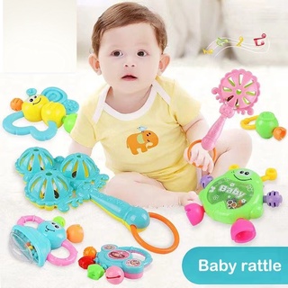 7 PCS Set Kids Teeth Gum Soothing Tools 6 Months  Teether Grinder Toddler Toys Baby Bite Toys #2