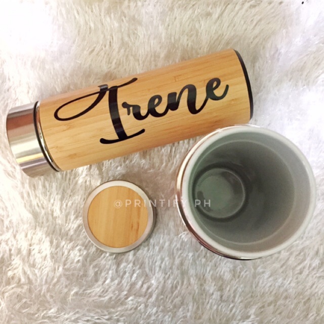 Personalized Bamboo Tumbler **COD** | Shopee Philippines