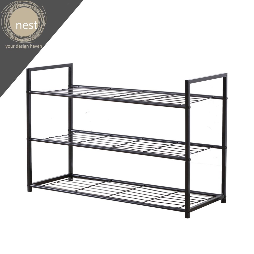 Nest Design Lab Premium Meshed Layer Steel Shoe Rack Organizer Shopee Philippines