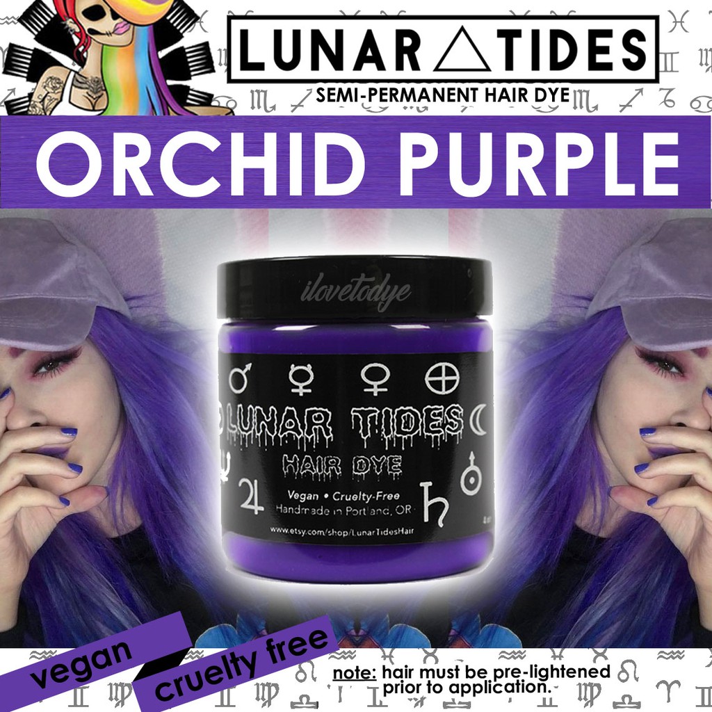 Lunar Tides Orchid Purple Semi Permanent Purple Hair Dye