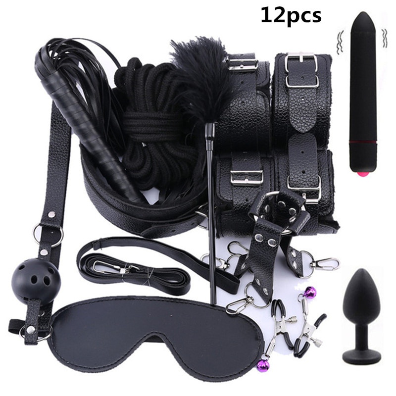 Bdsm Sex Toys Porn - Porn Sex Handcuffs Nipple Clamps Whip gag Bdsm Sex Bondage Set Sex Toys for  Women Adult Games Sexy | Shopee Philippines