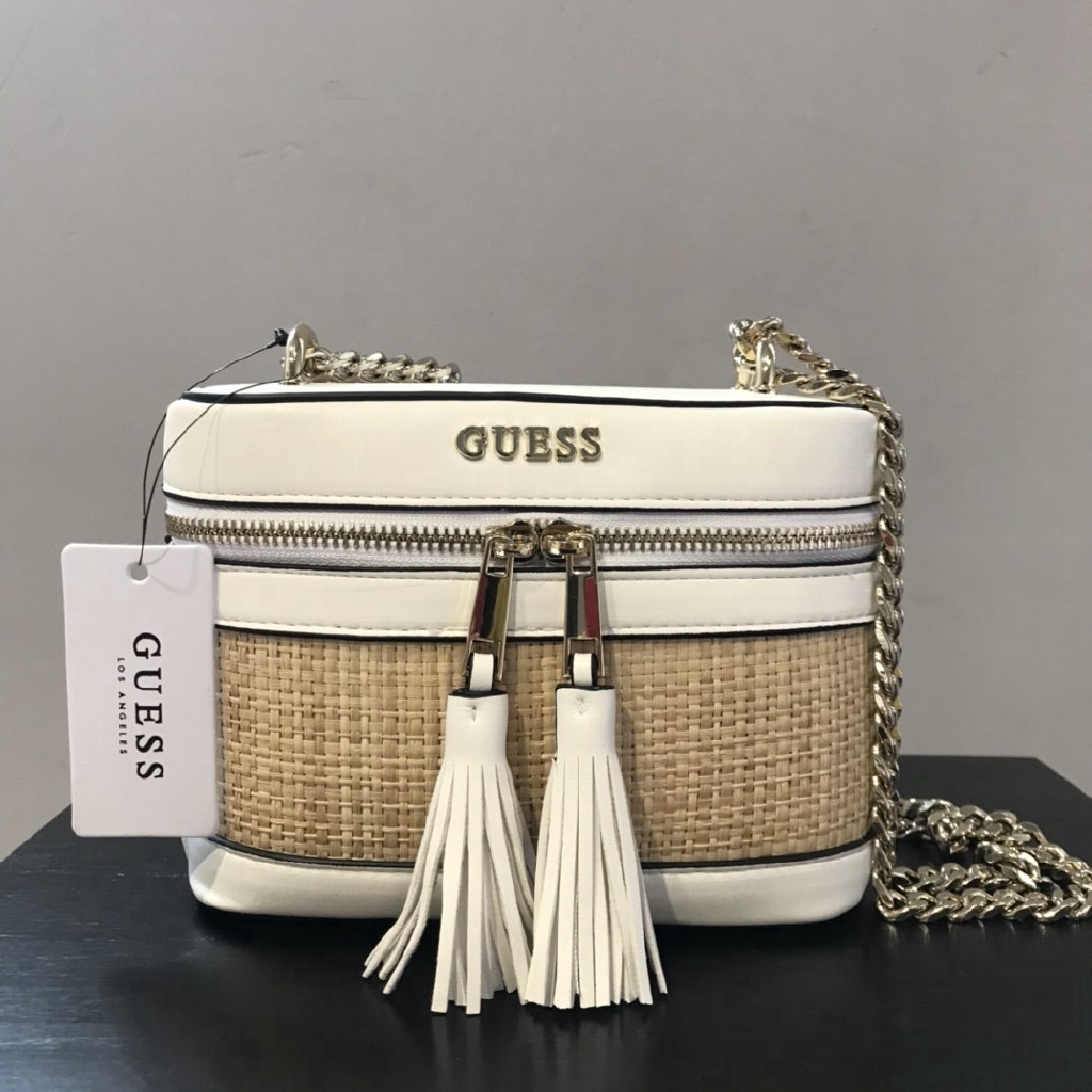 shoulder bag with tassels