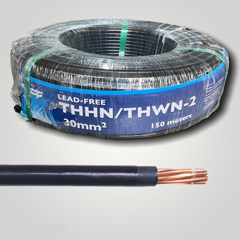 30mm2 2 Phelps Dodge And Philflex THHN Electrical Wire 150 Meters 
