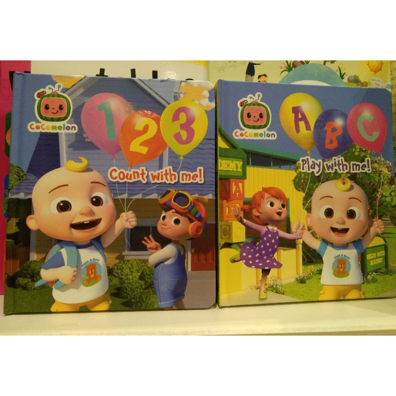 Cocomelon 123 Count With Me!/Cocomelon ABC Play With Me (board books
