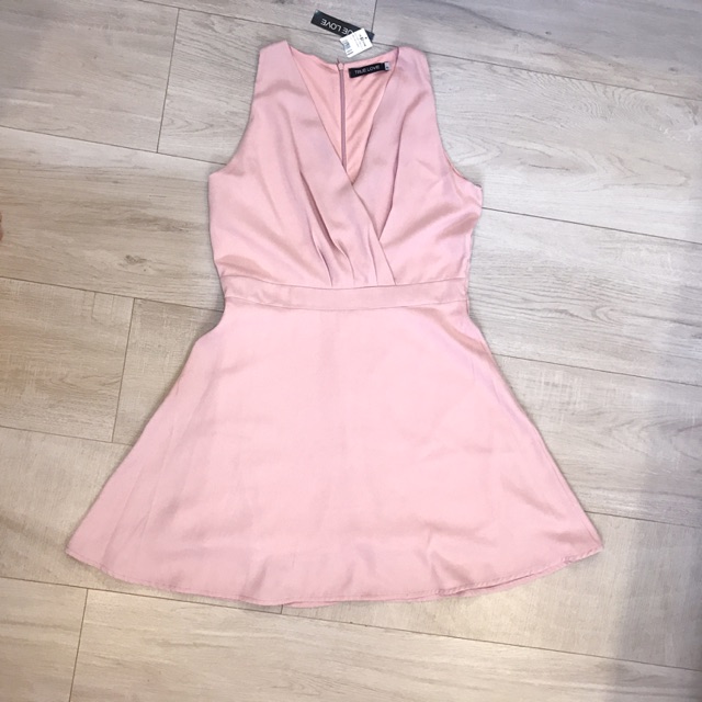 blush casual dress