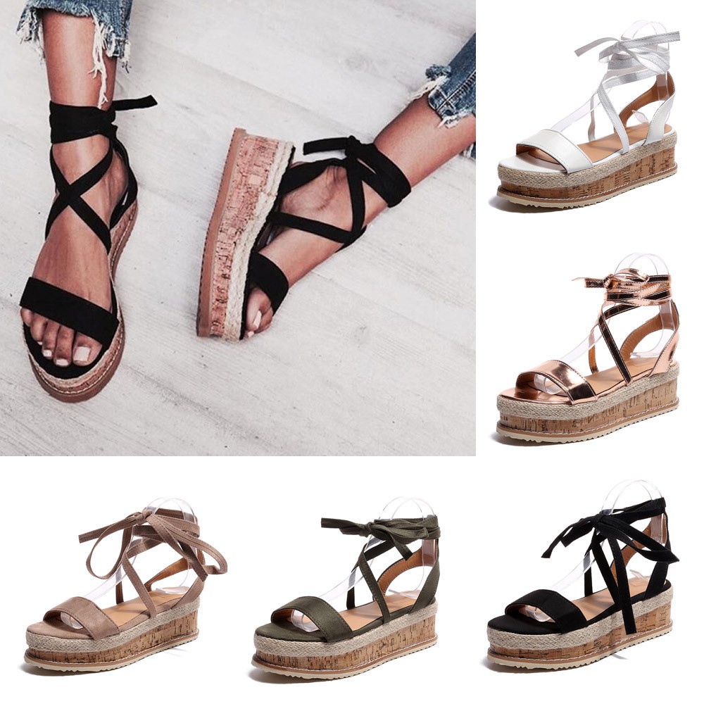 woven bottom sandals