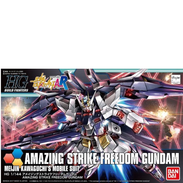 Gundam Toys Hobbies Bandai Hg Amazing Strike Freedom Gundam Build Fighters 1 144