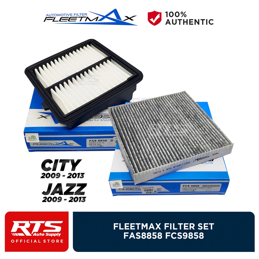 Fleetmax Set Air And Cabin Filter For Honda City And Jazz Fas Fcs Shopee