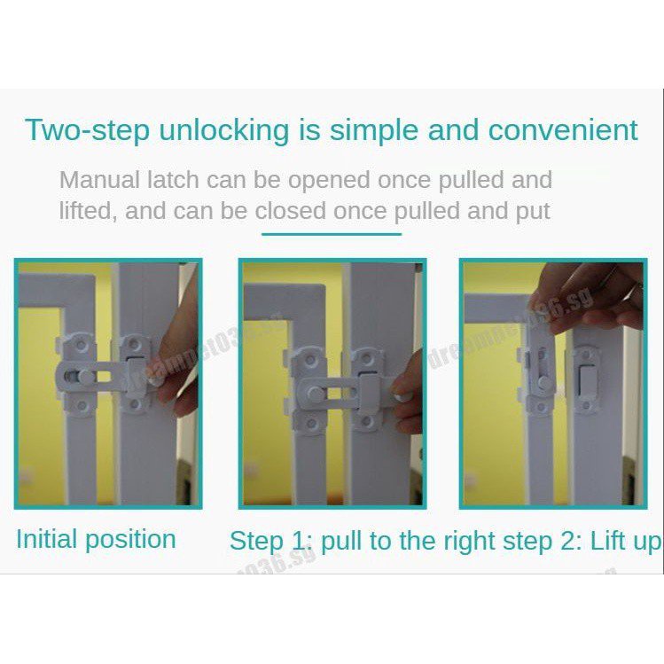 Large Pet and Cat Medium Dog Door Fence Protective Railing Elevated Indoor Jumping Cage CuOk #6