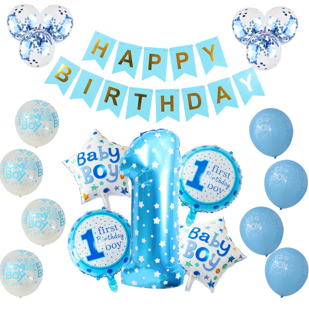 its a boy helium balloon