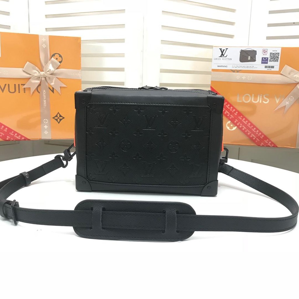 louis vuitton black embossed crossbody