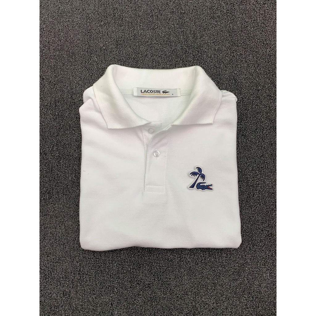 navy blue lacoste t shirt