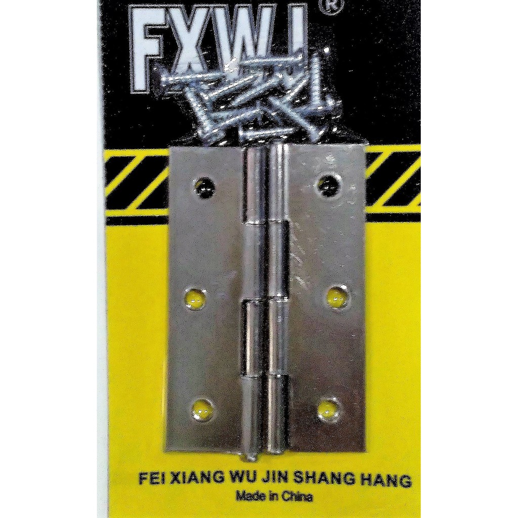 S S Door Hinge W Screw 4 Shopee Philippines