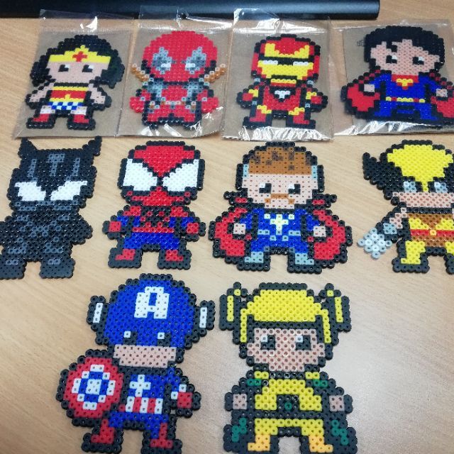 Marvel Heroes (MTO) (Perler Beads) *COD Available Shopee