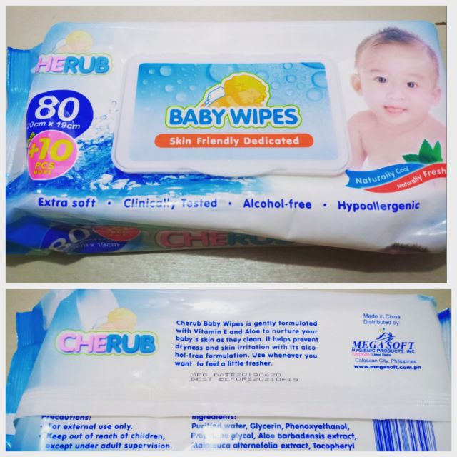 cherub baby wipes