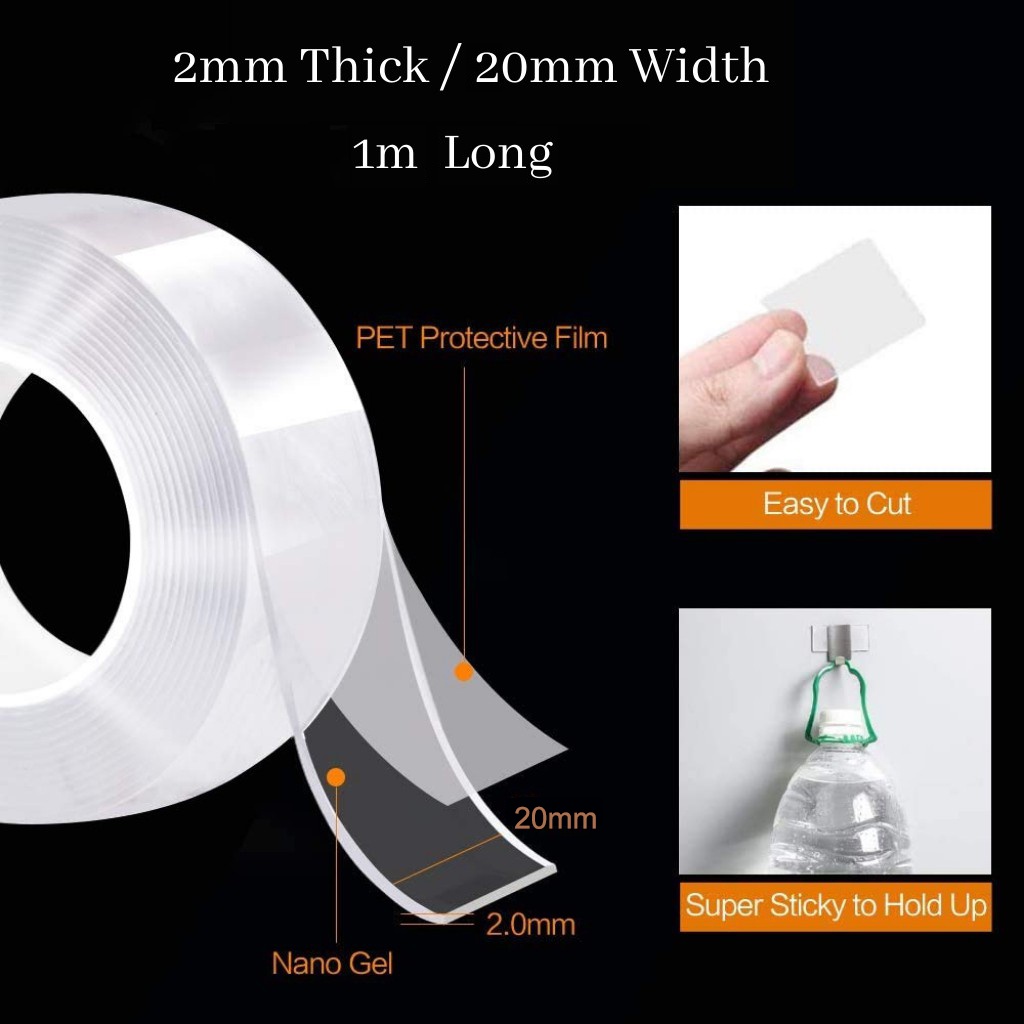 Benb G Nano Glue Double Side Strong Tape 1M Thickening Traceless Super Glue Environmental Protection Multipurpose