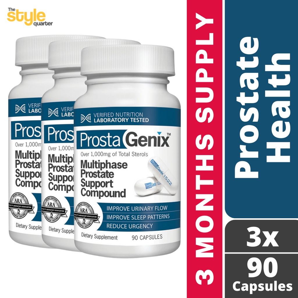 3 Months Supply Prostagenix Multiphase Prostate Support Compound 3 Bottles Shopee Philippines 1064