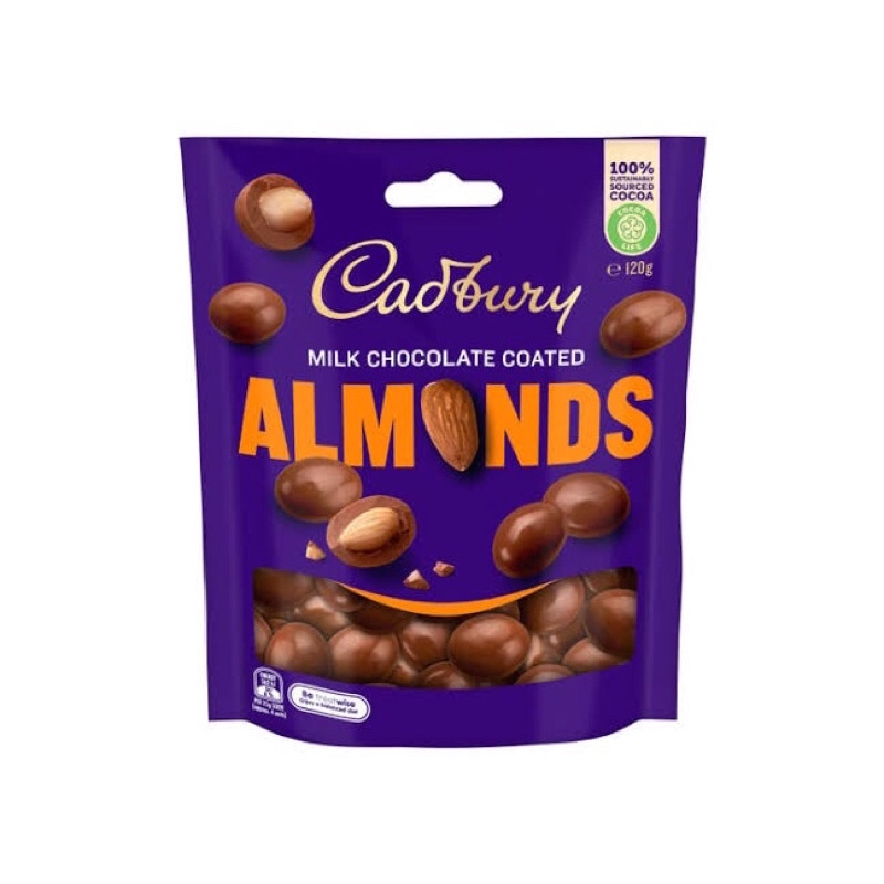 Cadbury Milk Chocolate Coated Almonds & Peanuts 120g Shopee Philippines