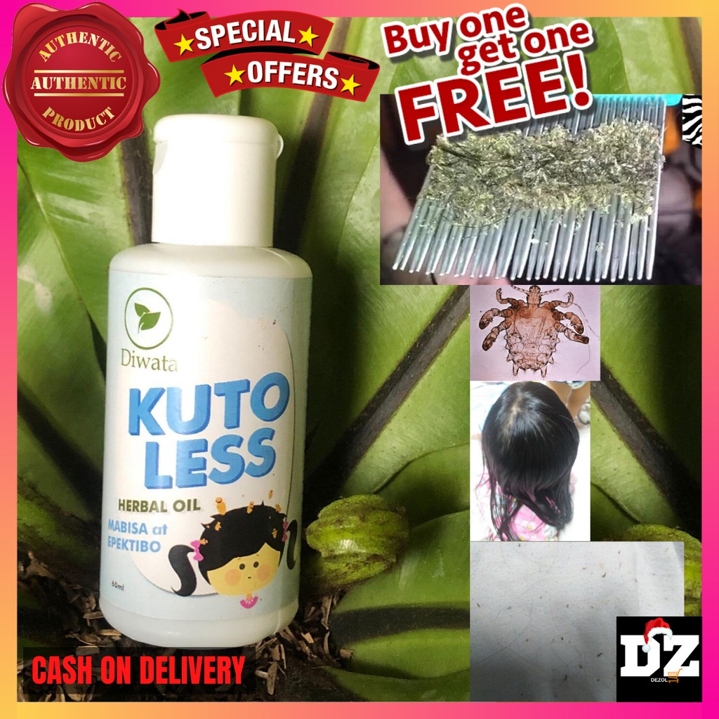 Original FDA APPROVED (BuyGet1) Kutoless Lice Remover Kuto Remover