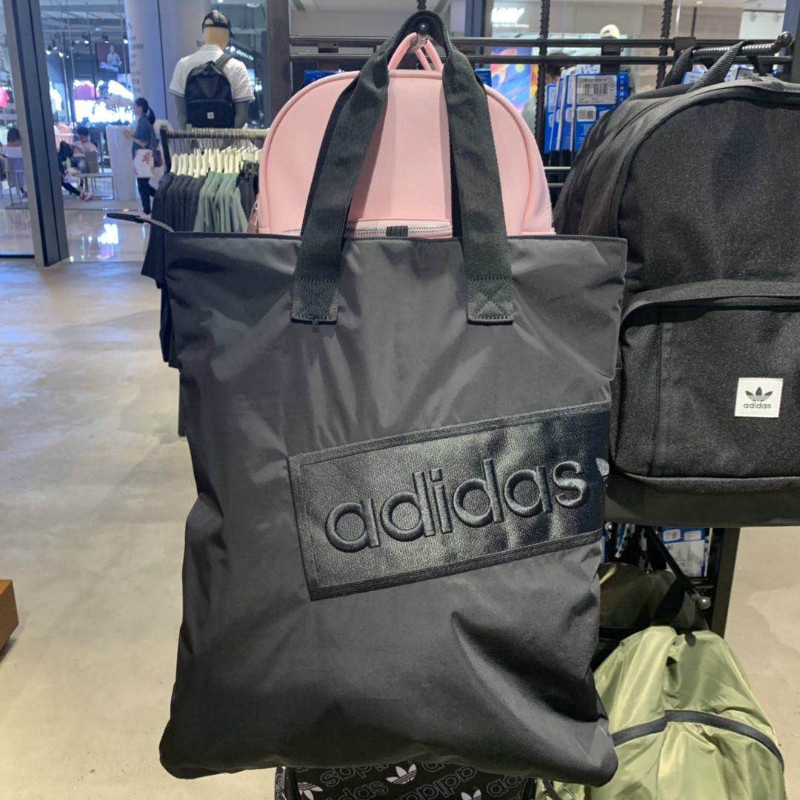 Adidas Originals Shopper Black Lifestyle Bags New Accessories Shopping Bag Tote Fashion | Shopee 