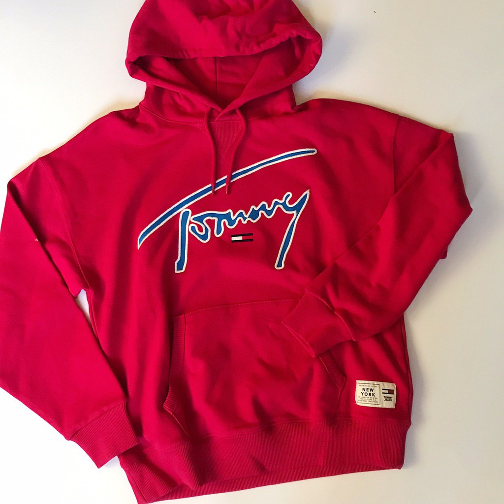 tommy jeans signature hoody