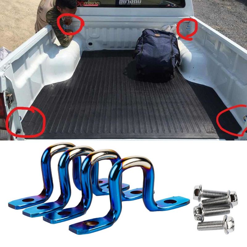 Titanium Burnt Pick Up Trunk Bed Hook universal thai Design Truck
