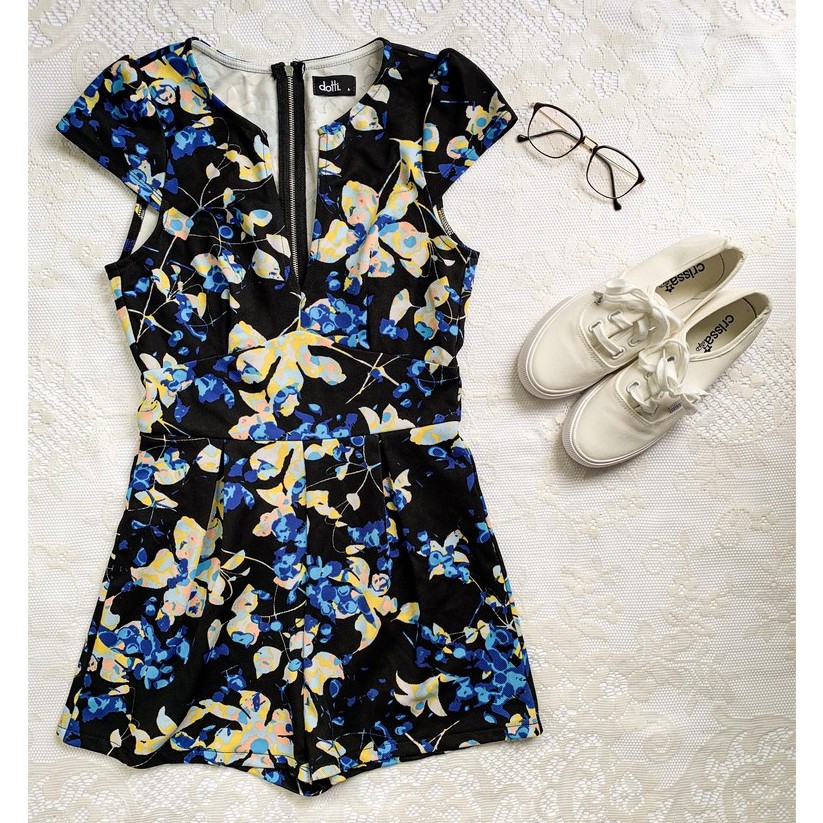 dotti floral jumpsuit