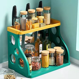 Double layer  organizer kitchen   kitchen rack #2