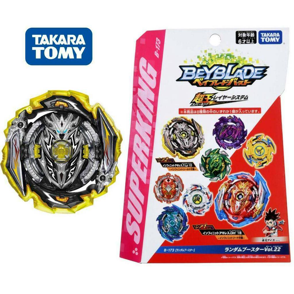 TAKARA TOMY Beyblade BURST SuperKing B-173 Infinite Achilles.7.Lp 1D ...