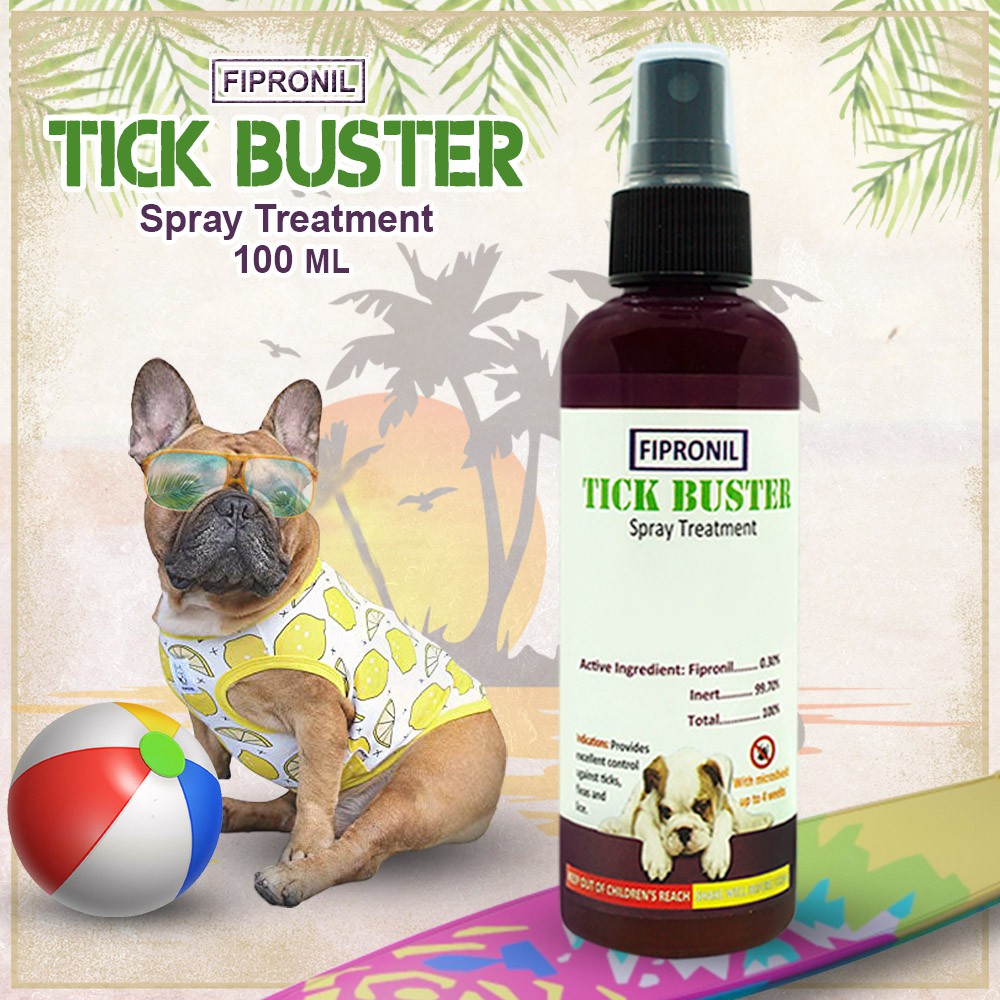 Tick Buster Anti Tick Fipronil Spray Treatment 100 mL Shopee Philippines