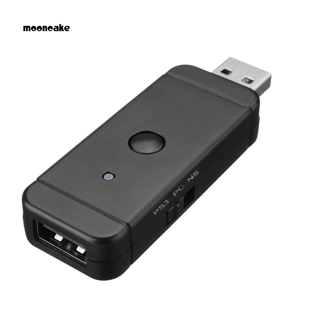 Moon USB Wireless/Wired Controller Adapter for Nintendo Switch/PS3/PS4