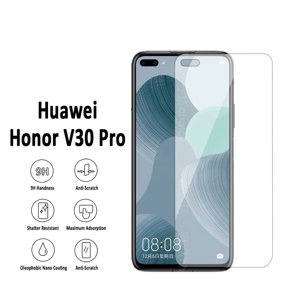 2pcs Clear tempered glass For huawei Honor V20/V30/V30 PRO anti shatter screen protector - Shopee Philippines