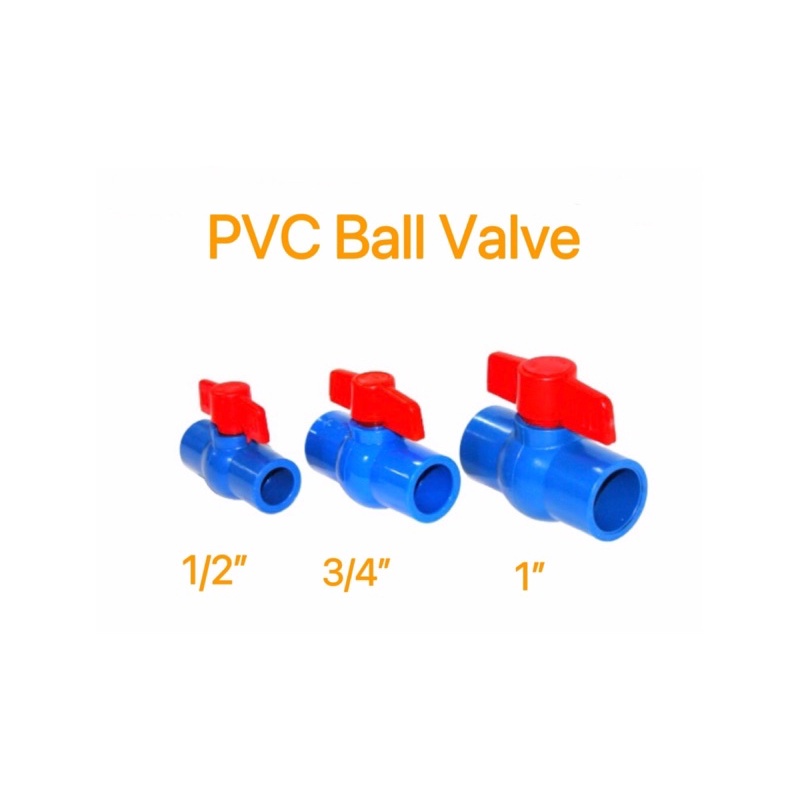 PVC BLUE BALL VALVE Shopee Philippines