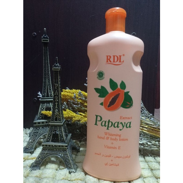 RDL Extract Papaya Whitening hand and body lotion plus vitamin E