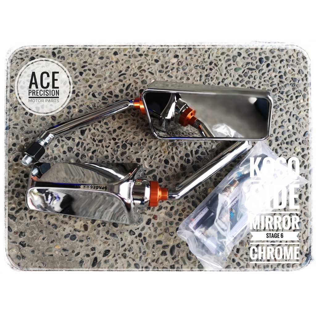 KOSO SIDE MIRROR STAGE 6 CLEAR LENS Shopee Philippines