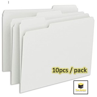 File Folder White Long and Short 10pcs/pack | Shopee Philippines