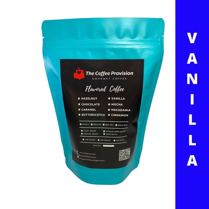 Vanilla Coffee Drip Coffee Brew bag Whole beans Ground beans