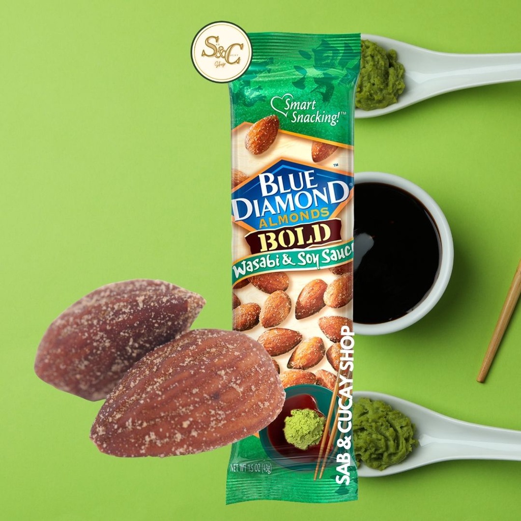 Blue Diamond Almonds Wasabi And Soy Sauce