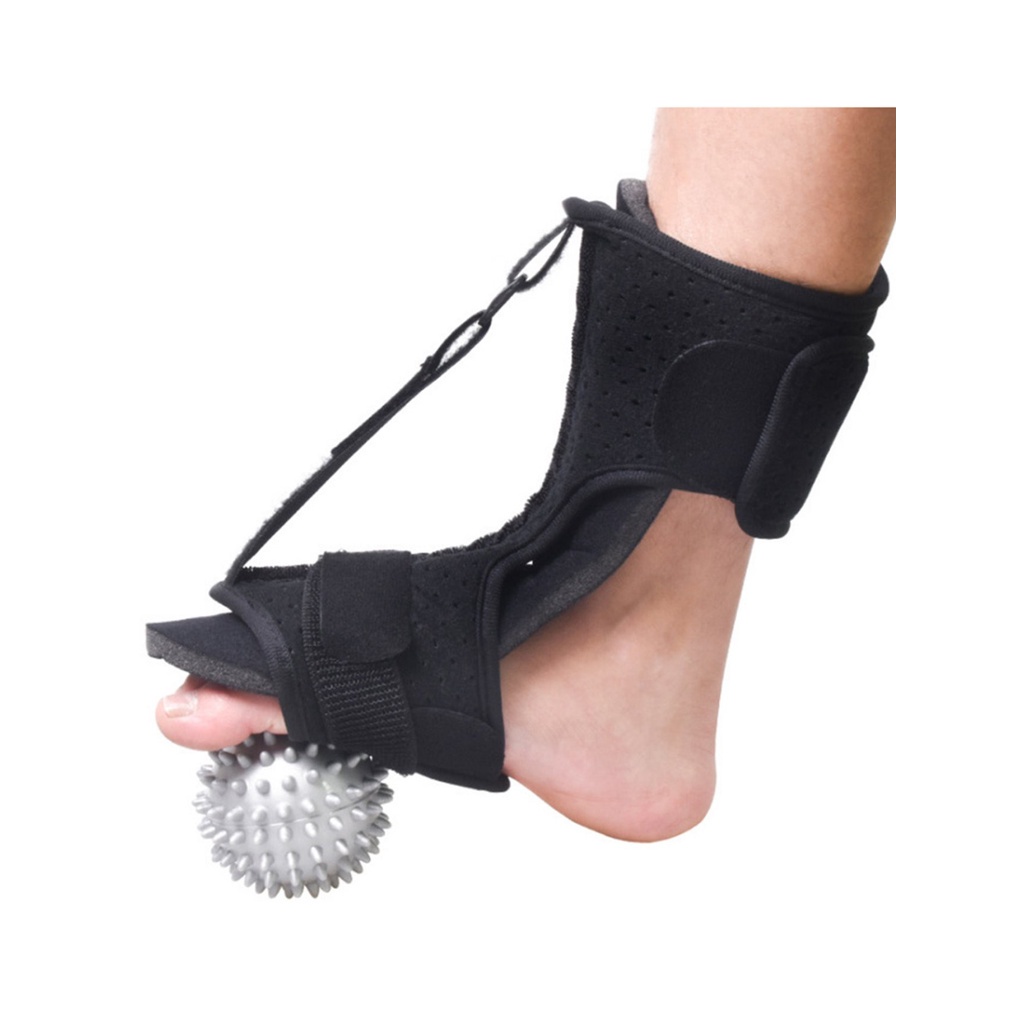 L- Adjustable Foot Orthosis Plantar Fascia Night Release Splint For Men ...